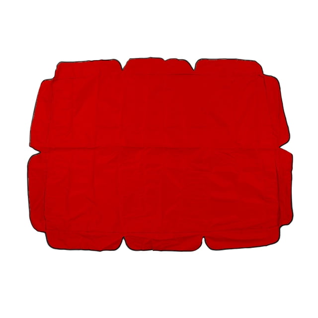 Remplacement de Baldaquin de Chaise Balançoire, Protection UV Imperméable pour Patio Rouge, Vert Foncé, Beige, Café, Noir