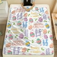 thumbnail image 2 of Flannel Blanket Easter Themed Flannel Fleece Blanket Machine Washable Digital Print Knitted Quilted Sofa Cover All Seasons Multipurpose Throw Ideal Gift for Boys & Girls, 2 of 6