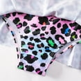 thumbnail image 5 of 4-12T Girls Swimsuit Leopard One-Piece Adjustable Swimwear Ruffled Bathing Suit with UPF 50+ Sun Protection, 5 of 12