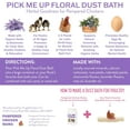 thumbnail image 5 of Pampered Chicken Mama Floral Dust Bath with Non-GMO Herbs: All Natural Poultry Supplies for Hens Who Love Bathing in Chicken Coops - Pick Me Up Floral Dust Bath (10 pounds), 5 of 6