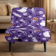 thumbnail image 2 of HELLHERO Dustproof Armless Accent Chair Protector Classic Decorations Armless Chair Slipcover for Living Room, Halloween, 2 of 8