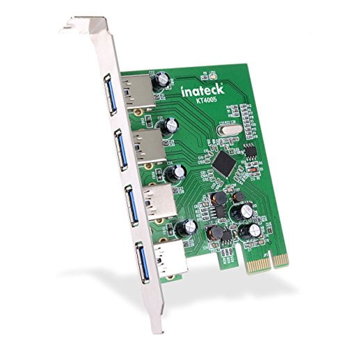 Inateck 4 Ports PcIe to USB 3.0 Expansion card, USB 3.0 Express card