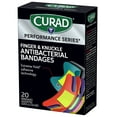 thumbnail image 6 of Curad Finger & Knuckle Antibacterial Assorted Bandage, 20 Count, 6 of 9