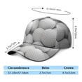 thumbnail image 3 of Basketball Sports Team Player Training Adjustable Baseball Cap – Stylish Dad Hat for Boys, Teens, Kids, Athlete, 3 of 4