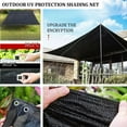 thumbnail image 4 of LUVCMFT 90% Sun Shade Cloth, 6.5x16.4ft Durable Mesh Net with Reinforced Grommets, Garden Sun Shade Netting with Edge for Greenhouse, Plant, Pergola, and Backyard Patio, Black, 4 of 8