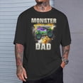 thumbnail image 2 of Monster Truck Dad Monster Truck Are My Jam Truck Lovers TShirt, 2 of 6