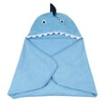 thumbnail image 4 of Lambs & Ivy Baby/Infant Luxury Cotton Terry Shark Hooded Bath Towel, 4 of 5