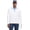 White, variant on IZOD mens Swingflex Golf Pro Mesh Quarter Zip Long Sleeve Shirt