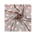 thumbnail image 4 of INSPIRE CHIC Women's 1950s Polka Dots Chiffon Scarf, Retro Lightweight Soft Sheer Long Head Wrap Shawl Scarves for All Season 70.9"x27.6" Brown, 4 of 6