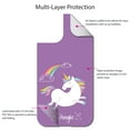 thumbnail image 4 of DistinctInk Custom SKIN / DECAL compatible with OtterBox Defender for iPhone 11 (6.1" Screen) - Unicorn - Rainbown - Magic - Purple, 4 of 5