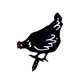 thumbnail image 2 of Inteprter Estaca de jardín, estaca artística para patio, césped acrílico, hueco, impermeable, jardín, pollo, pato/forma de Animal, Decoración del hogar jardín, 2 of 6