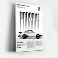 thumbnail image 2 of Porsche 930 Turbo Vintage Canvas Wall Art &ndash; Classic Car Decor for Auto Enthusiasts, 2 of 10