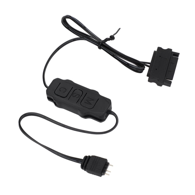 Controlador ARGB De 5 V Y 3 Pines, Controlador Remoto De Banda De Luz ARGB De 46 Mm Controlador De Ventiladores De Computadora Para Refrigeradores De Ventiladores De PC