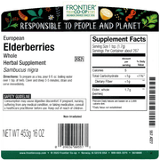 Frontier Co-op European Whole Elderberries, 16 oz