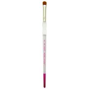 Royal Brush Soft-Grip Natural Hair Brush, Half Moon, 1/4 in