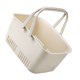 thumbnail image 1 of unbranded Organizador Portátil Para Y Hogar Cesta Plástica Beige Con Asa Resistente, 1 of 8