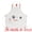 Cream, variant on Unique Bargains Adjustable Cooking Apron with Pockets for Home and Kitchen Black