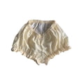 thumbnail image 2 of Yunliwuli Women's Summer Casual Pajama Shorts Elastic Band Ruffle Trim/Plaid/Solid Color/Duck Print Lounge Shorts, 2 of 7