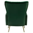thumbnail image 4 of Ava Chair in Emerald Green Velvet w/ Gold Leg by Diamond Sofa, 4 of 8
