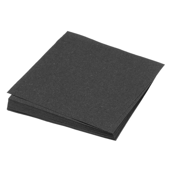 Papel de Origami Uxcell de doble cara para proyectos de arte y manualidades para principiantes, 50 hojas, negro, 5.5x5.5 pulgadas