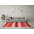 thumbnail image 3 of Ahgly Company Indoor Rectangle Abstract Red Contemporary Area Rugs, 5' x 8', 3 of 4
