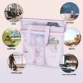 thumbnail image 4 of Shower Caddy With Zipper 2 Pockets Portable Shower Tote Ideal For Gym Travel Camp Beach For Sunscreen, 4 of 9
