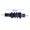 thumbnail image 2 of 1Pc Shock Absorber Coil+Oil Pressure Rear Shock Absorber Hydraulic Adjustable Damping 125Mm/150Mm Bicycles Rear Shocks Parts 125Mm 850Lbs Fangkenuo, 2 of 5