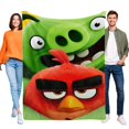thumbnail image 1 of Angry Birds anti-pilling, suave, ligera, esponjosa y acogedora de lujo para hogar y cocina – Perfecta para niños y adultos,80X120cm, 1 of 6