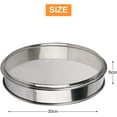 thumbnail image 2 of Durable Stainless Steel Soil Sifter, Mesh Filtration For Accurate Particle Size Analysis In Geology, Metallurgy, And Agriculture, 2 of 5