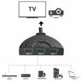 thumbnail image 6 of 3 Port HD-MI Splitter Cable 1080P Switch Switcher HUB Adapter For HDTV PlayStation 4 Xbox, 6 of 9