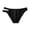 Black, variant on Men Cross Double Straps Low Rise Briefs Floral Lace Sheer Mesh Sports Underwear Breathable Stretch Comfort Daily Underpants