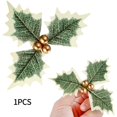 thumbnail image 1 of Simulation Christmas Red Fruit Leaves Christmas Tree Decoration, 1 of 8