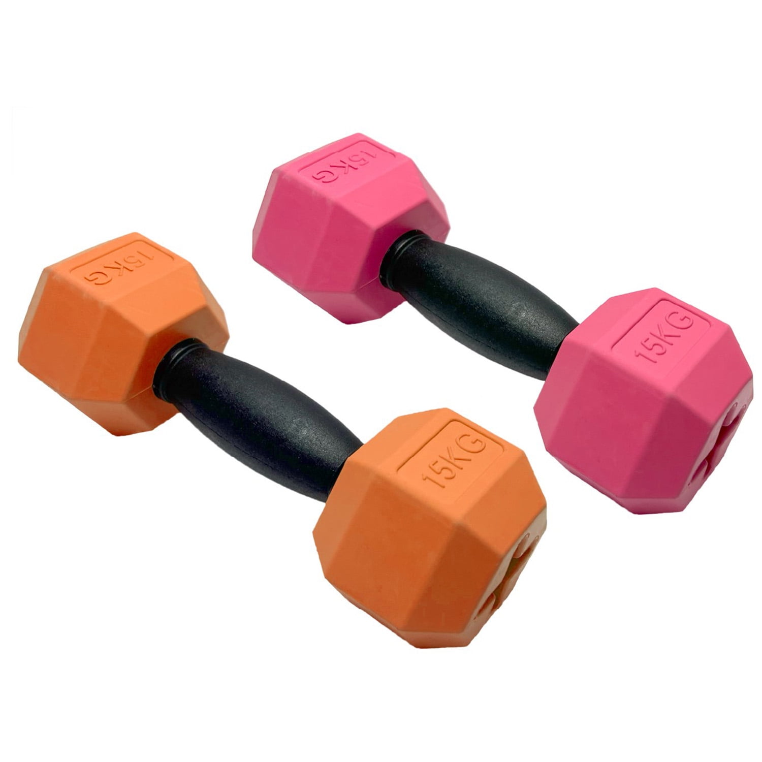 Pefilos Dog Chew Toys, Tough Puppy Teething Toys with Natural Rubber, Small and Medium Dog (Pink+Orange) Pefilos Dog Chew Toys, Tough Puppy Teething Toys with Natural Rubber, Small and Medium Dog (Pink+Orange)