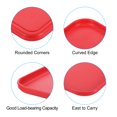thumbnail image 3 of Unique Bargains 12x9' Fast Food Tray, 3 Pack PP Plastic Reusable Multi-Purpose Non-Slip Serving Tray Red, 3 of 5