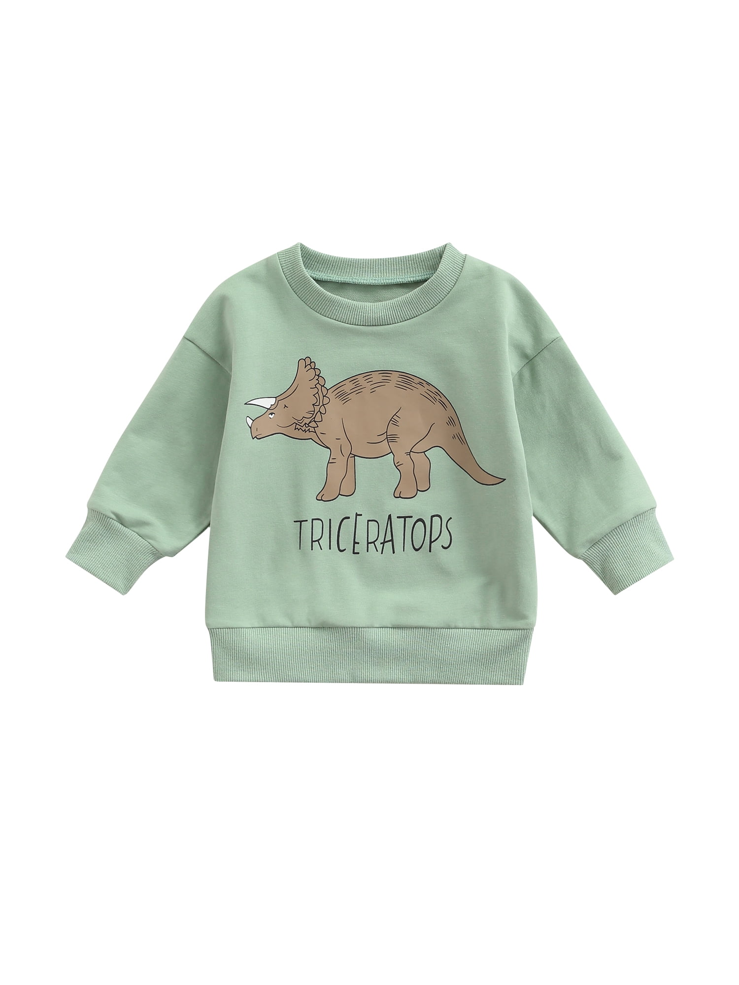 Ailee Hoho Toddler Boys Girls Knit Sweater Baby Dinosaur Warm Pullover Sweatshirt for Winter 