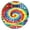 Colorful Tie Dye-1, variant on Colorful Tie Dye Pattern Round Fitted Tablecloth with Elastic Edge,Dining Table Cover Waterproof,Outdoor Round Tablecloth for Camping,Dining,Indoor and Outdoor