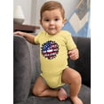 thumbnail image 2 of Patriotic Sunflower Bold Lineart Bodysuit Infant -Image by Shutterstock,  24 Months, 2 of 4