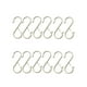 thumbnail image 3 of 12x ganchos de Metal en forma de S, ganchos para estante de ollas de cocina, ganchos multifuncionales de 3,6 pulgadas para armario resistente, ollas, Plata, 3 of 9