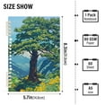 thumbnail image 2 of FORMRS 1-Subject Spiral Notebook 8" x 5" College Ruled 60 Refillable Sheet A5 Hard Cover, 2 Pack, Blue Mountain, 2 of 7
