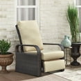 ATR ART to REAL Outdoor Durable Resin Wicker Recliner Chair with