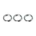 thumbnail image 1 of Portable 7 Sizes Snap Split Ring, Split Rings, Double Circle Split Ring Lightweight 50pcs/100pcs Angling For Fishing Lures Rigs, 1 of 2