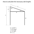 thumbnail image 7 of Canopy Fittings Kit 1-3/8", Slant Roof Connectors - Full Set for 10 Legs, Shelter/Carport Frame - Galvanized Steel, No Poles, 7 of 7