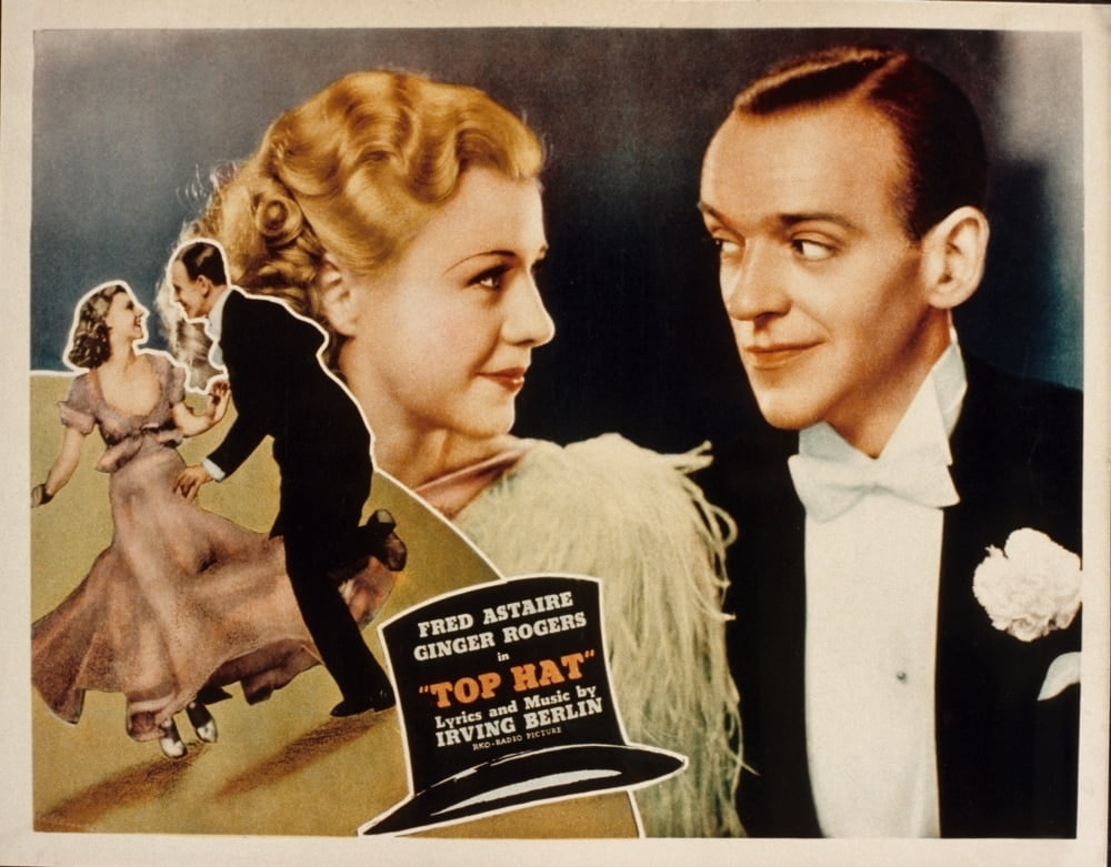 Top Hat Ginger Rogers Fred Astaire 1935 Movie Poster Masterprint