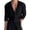 Black, variant on Men's Button Down Knit Shirt Lightweight Long Sleeve Drop Shoulder Top for Fall Fashion Cruise Resort Vacation Daily Wear, Brown, XL