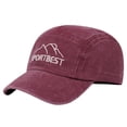 thumbnail image 2 of Spazoro Toddler Boys Girls Baseball Cap, Perforated Adjustable Sport Breathable Washed Cotton Hat for Summer Protection Wine, 2 of 7