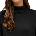 thumbnail image 5 of Vmvidoty Womens Long Sleeves Round-Neck Loose Pullover Tops Blouse Knitted Sweater Black M( Women's or Women's Plus ), 5 of 7