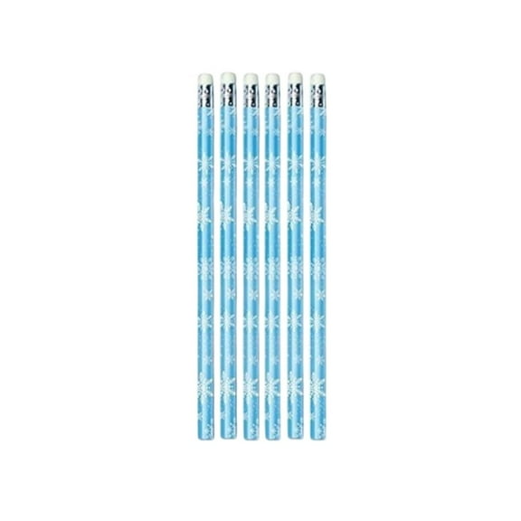 Snowflake Christmas Pencil (Pack of 4)