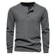 thumbnail image 2 of Blusas y camisas de manga larga y cuello redondo para hombre, pulóveres casuales, camisetas de manga larga y cuello redondo, blusas para hombre., 2 of 5