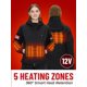 thumbnail image 2 of Chaqueta térmica HEATIX para mujer con paquete de baterías de 12 V, 2 of 6