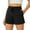 Black, variant on NIMENJOJA Womens High Waisted Sweat Shorts Drawstring Workout Lounge Shorts for Athletic Gym with Pockets
